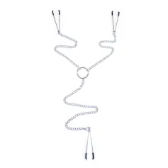 Nipple to clit clamps-Nipple and clit clamps BDSM Toys Nipple Clamps