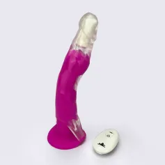 Mega length enhancer-Vibrating penis sleeve Vibrators Penis Extenders And Sleeves Male Sex Toys