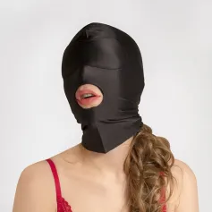 Open mouth spandex hood-Fetish hood BDSM Toys Bondage Gear