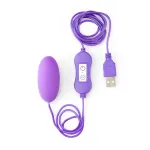 USB power egg-Egg vibrator with control Vibrators Bullet Vibrators