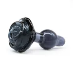 Black rose butt plug-Glass butt plug Anal Toys Dildos Butt Plugs