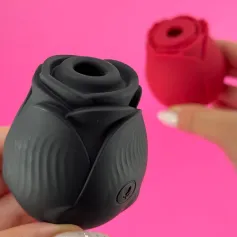 Black rose-Rose vibrator Vibrators Rose Vibrators