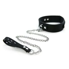 Silicone collar with leash-Collar BDSM Toys Bondage Gear