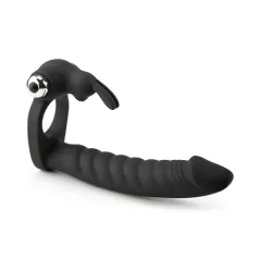 Double penetrator rabbit-Double penetration cock ring Anal Toys Vibrators Cock Rings Male Sex Toys