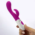 Eden dual caress finger motion-G spot bead rabbit vibrator Vibrators Rabbit Vibrators