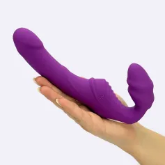 Nana-Vibrating strapless strap on Anal Toys BDSM Toys Dildos Vibrators Strapless Strap Ons