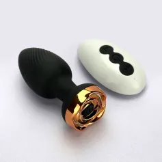 Golden rose exciter-Rose anal vibrator Anal Toys Vibrators Rose Vibrators
