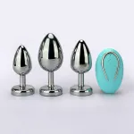 Shine booty set-Zestaw do treningu analnego Zabawki analne Wibratory Zatyczki analne