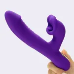Dual desire-Thrusting rabbit vibrator Vibrators Rabbit Vibrators