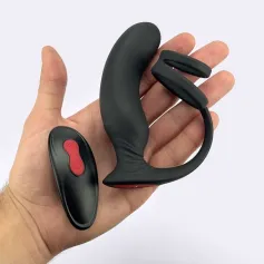 Lanco-Prostate massager with cock ring Anal Toys Vibrators Prostate Massagers Male Sex Toys