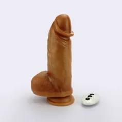 Girthy thruster-Thrusting dildo vibrator Dildos Vibrators Thrusting Vibrators