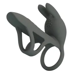 Rock bunny enhancer-Vibrating penis sleeve Vibrators Penis Extenders And Sleeves Male Sex Toys