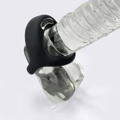 Rock hard dual ring-Vibrating cock ring Vibrators Cock Rings Male Sex Toys