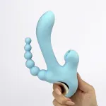 Dreamscape-Triple vibrator Anal Toys Vibrators Rabbit Vibrators