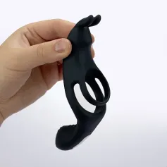 Double throb-Vibrating cock ring Vibrators Cock Rings Male Sex Toys