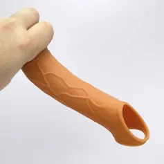 Mega vibro extension-Vibrating penis sleeve Vibrators Penis Extenders And Sleeves Male Sex Toys