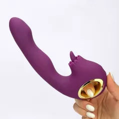 Love song-Licking dual vibrator Vibrators Rabbit Vibrators