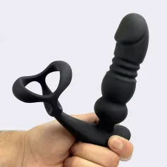 Amplifier-Prostate massager with cock ring Anal Toys Vibrators Prostate Massagers Male Sex Toys