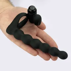 Double dipper-Double penetration cock ring Anal Toys Vibrators Cock Rings Male Sex Toys