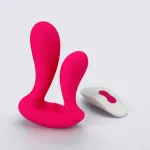 Double ecstasy-Wearable G-spot vibrator Vibrators Panty Vibrators