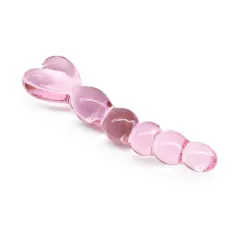 Heart of beads-Glass anal dildo Anal Toys Dildos Glass Dildos