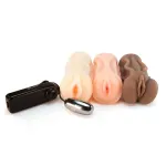 Trio masturbator kit-Vibrating pocket pussy Masturbators Pocket Pussies Male Sex Toys