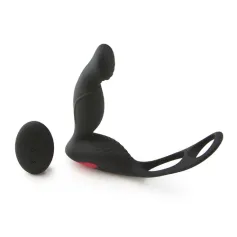 Langer-Prostate massager with cock ring Anal Toys Vibrators Prostate Massagers Male Sex Toys
