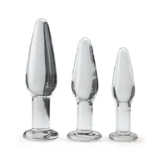 Glass anal training system-Anal training kit Anal Toys Butt Plugs