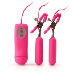 Sweet vibrating nipple clamps-Vibrating nipple clamps BDSM Toys Nipple Clamps